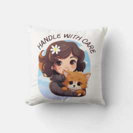 Handtag med tvättpåfyllnad kudde