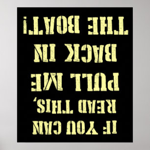 Handtag mig tillbaka i fartyget poster