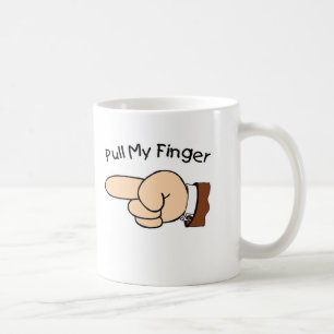 Handtag min fingerkaffemugg kaffemugg