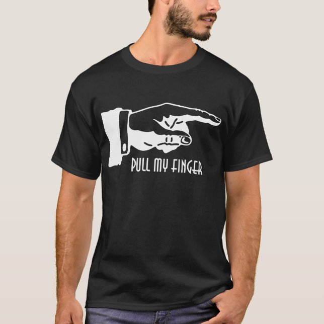 HANDTAG MITT FINGER TEE SHIRT (Framsida)