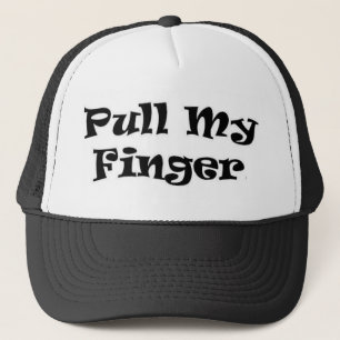 Handtag mitt finger truckerkeps