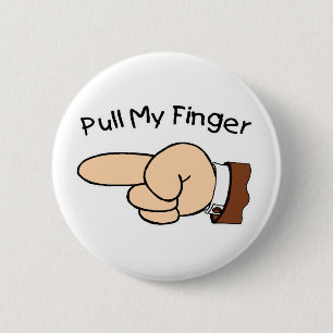Handtag som mitt finger knäppas knapp
