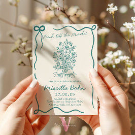 Handtagen färsk från Möhippan Inbjudan