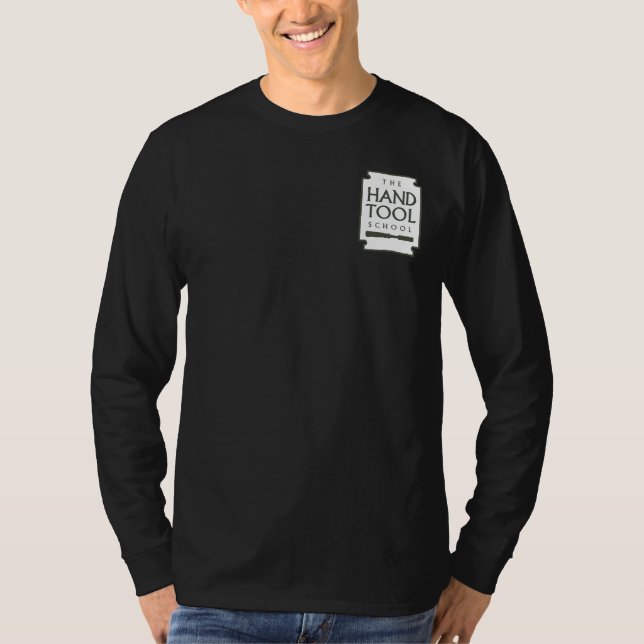 Handtoolen skolar långärmadskjortan tee (Framsida)