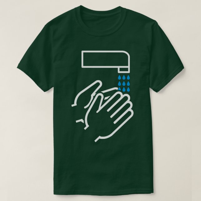Handtvättande 1 t shirt (Design framsida)