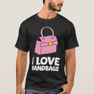 Handväska i handväskor i kärlek t shirt