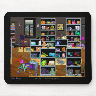 Handväskarummusen vadderar musmatta