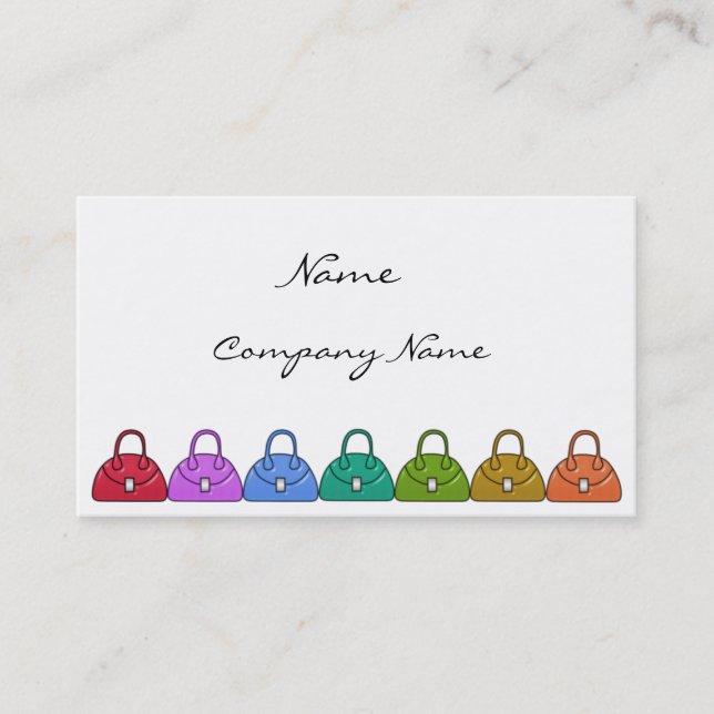 Handväskavisitkort Visitkort (Framsida)