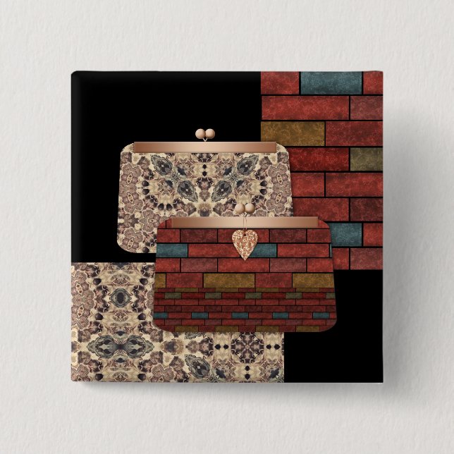 Handväskor för snyggt knapp (Framsida)