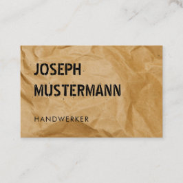 Handwerker Visitenkarte Vorlage Anpassen Visitkort