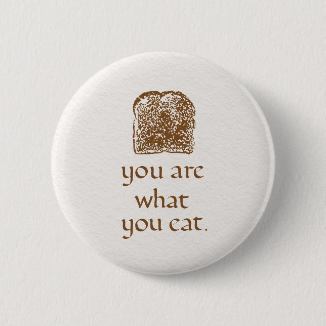 Handwritten Bread Badge – A Cozy Design for Foodie Knapp (Framsida)
