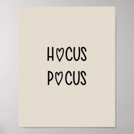 Handwritten hocus pocus poster