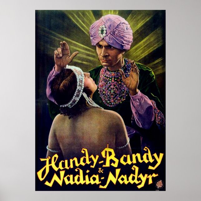 Handy Bandy, Hypnotist Vintage affisch (Framsidan)
