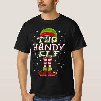 Handy Elf-familjens matchningsgrupp 2021-jul T Shirt
