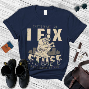 Handy Man Grandpa Pappa Gift,Gift för honom,Fix Sa T Shirt