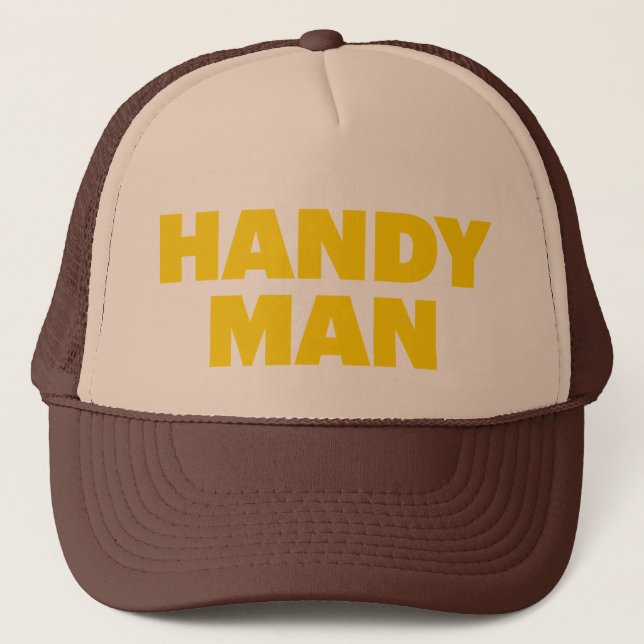 HANDY MAN roligt slogan truckerkeps (Framsida)