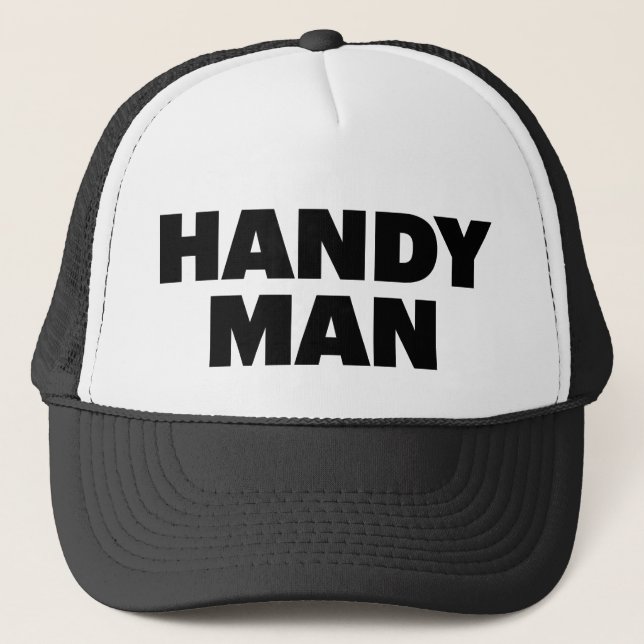 HANDY MAN roligt slogan truckerkeps (Framsida)