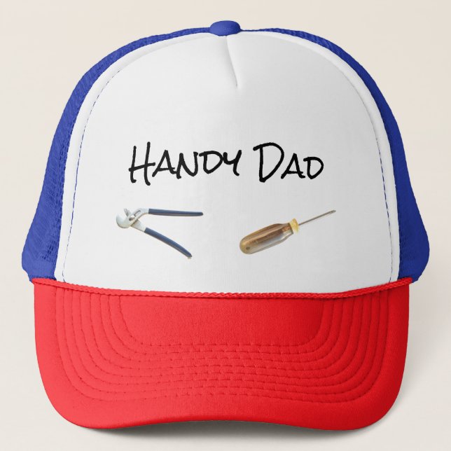 Handy Pappa Fars dag Pliers Screwdriver Verktyg Keps (Framsida)