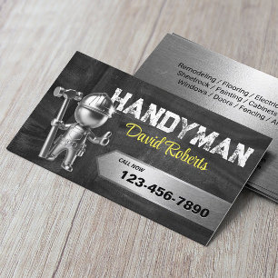Handyman 3D-reparations- och underhållstjänst för Visitkort