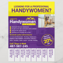 Handyman - affärsFlyer - hemarbete