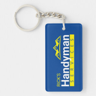 Handyman - affärsknappen - hemarbete nyckelring
