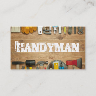 Handyman, Affärskort för underhåll Visitkort
