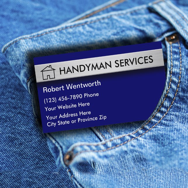Handyman Affärskort Visitkort (Skapare uppladdad)