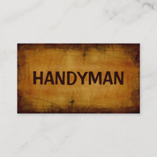 Handyman Antique-Affärskort Visitkort