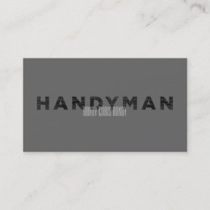 Handyman [boktryckstil] visitkort