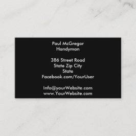 Handyman Business Card Visitkort