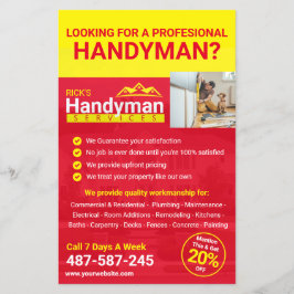 Handyman Business Promo Flyer - Hemarbete