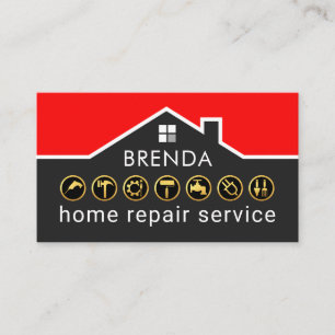 Handyman Byggservice Takramskonstruktion Visitkort