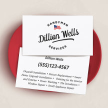 Handyman Carpenter American Flagga