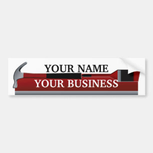 Handyman Carpenter and Painter Bumper Sticker Bildekal