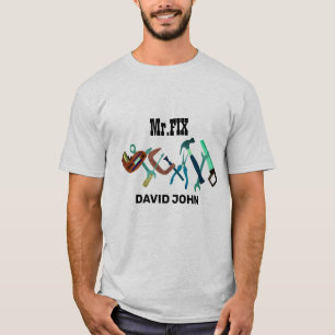 Handyman Carpenter Reparatör Verktyg Construction T Shirt