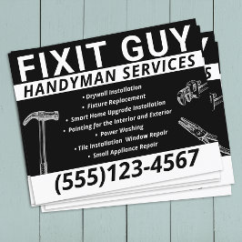 Handyman Carpentry Flygblad