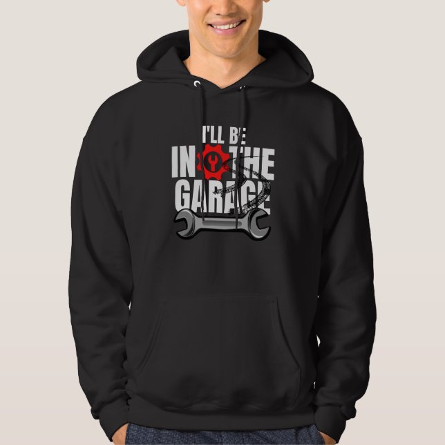 Handyman Construction Mechanic Engineer Joke Men W Hoodie (Framsida)