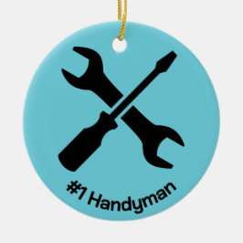 Handyman Design Keramisk Ornament