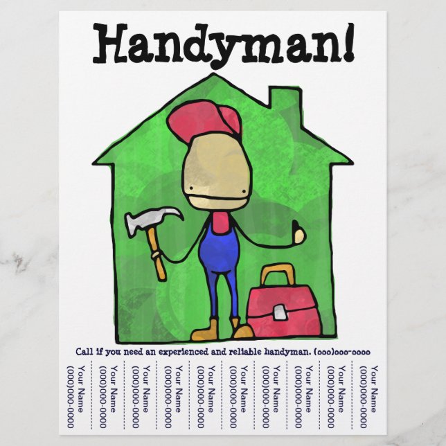 Handyman! Flyer (Framsidan)