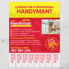 Handyman - Flyer - Hemarbete