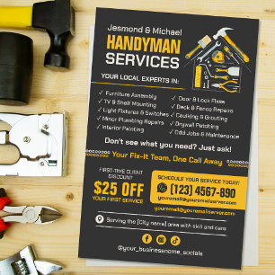 Handyman Flyer - Hemreparation & Underhåll
