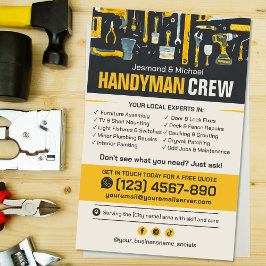 Handyman Flyer - reparation och underhåll av hemme