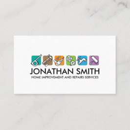Handyman för hemförbättring och reparation visitkort