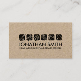 Handyman för hemförbättring och reparation visitkort