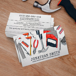 Handyman för hemförbättring och reparation visitkort