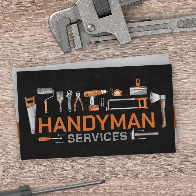 Handyman för hemförbättring och reparation visitkort (Skapare uppladdad)