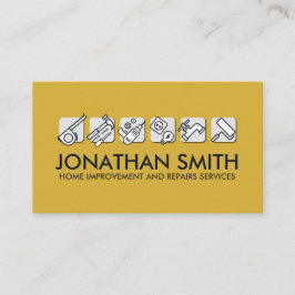 Handyman för hemförbättring och reparation visitkort