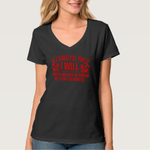 Handyman för män pappa snickare rörmokare elektrik t shirt