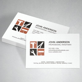 Handymän för modern Professionell Visitkort