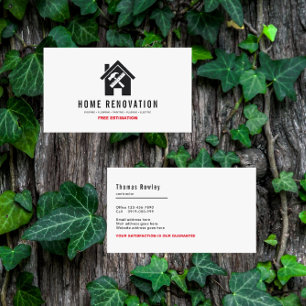 Handyman för modern reparation av hemrenovering visitkort